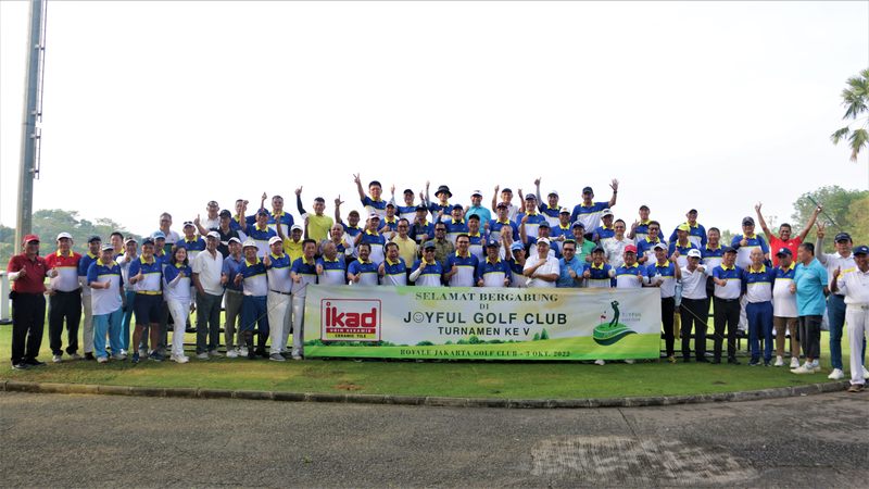 Ahok Ikut Ramaikan Joyful Golf Club Tournament ke-5