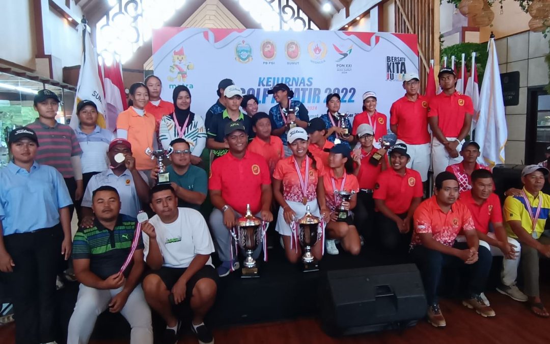 Cetak Sejarah, Sumut Dulang Emas di Kejurnas Golf Amatir