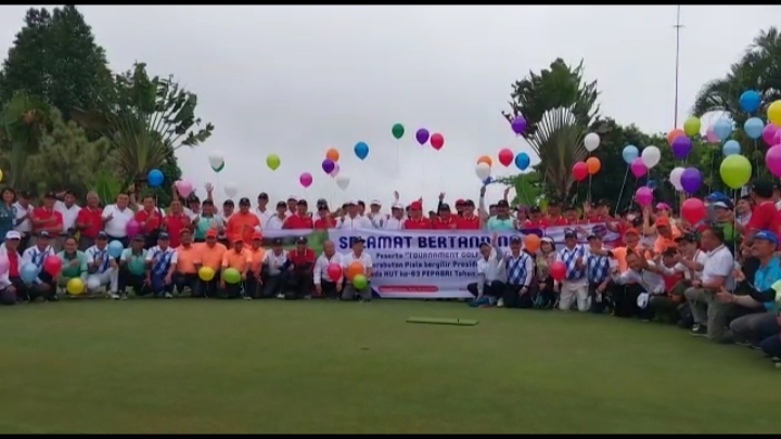 Pepabri Perkuat Solidaritas Purnawirawan TNI-Polri Lewat Turnamen Golf