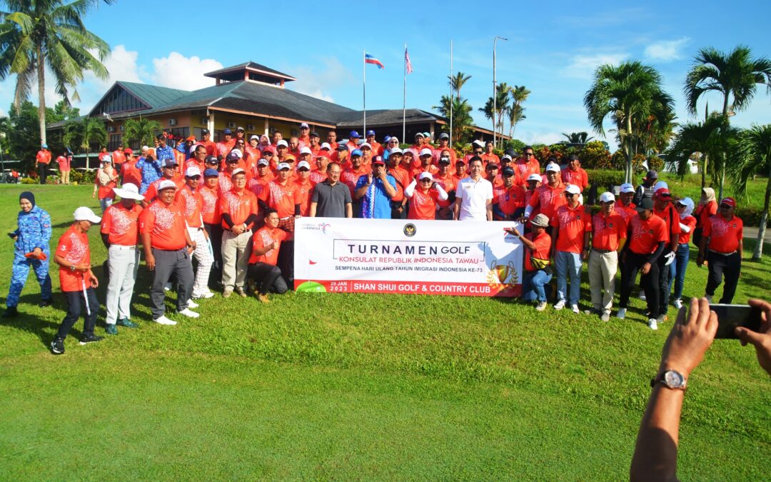 KRI Tawau Promosi Budaya Lewat Turnamen Golf HUT Imigrasi ke-73
