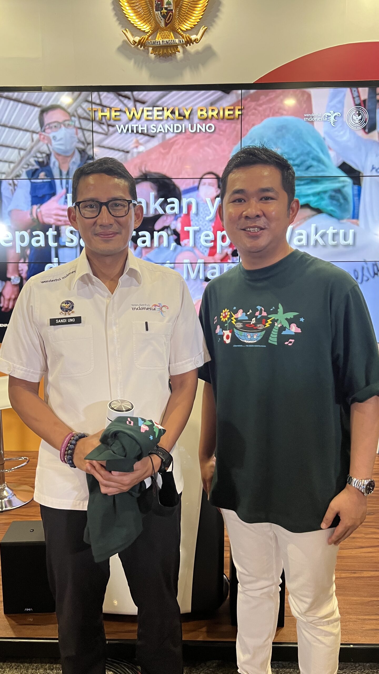 Leo narwin dan Sandiaga Uno