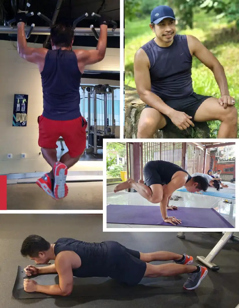 I Komang Sudarma I Komang Sudarma, Golf, Gym dan Yoga