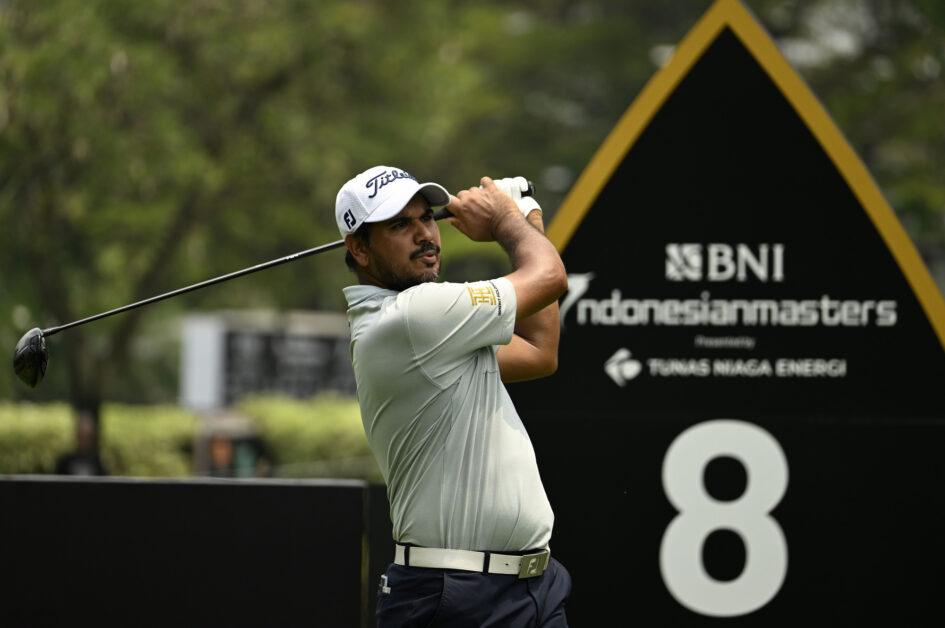 Gaganjeet Bhullar (photo by : BNI Indonesian Masters Presented by Tunas Niaga Energi 2023 hari ini di Royale Jakarta Golf Club)
