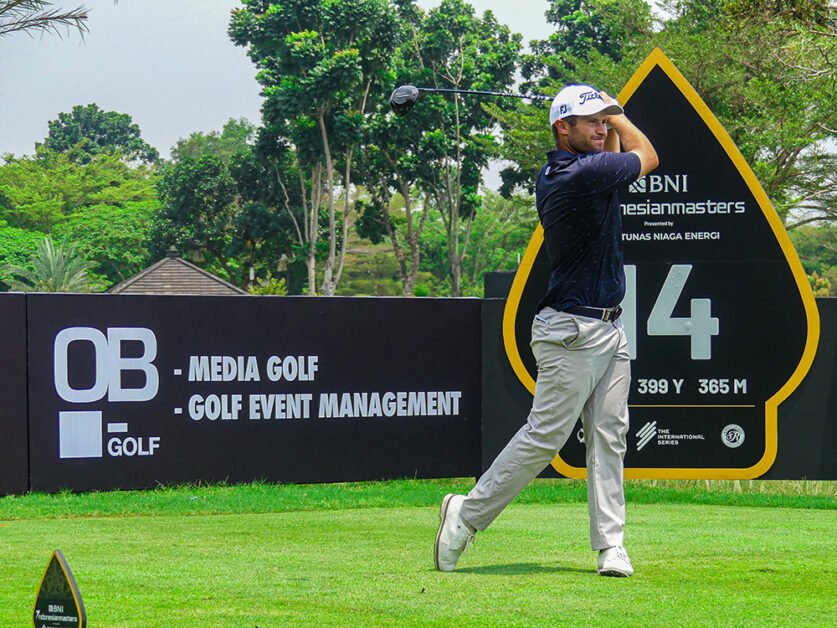 Ben Campbell golfer dari New Zealand berada di posisi tiga Indonesian Masters