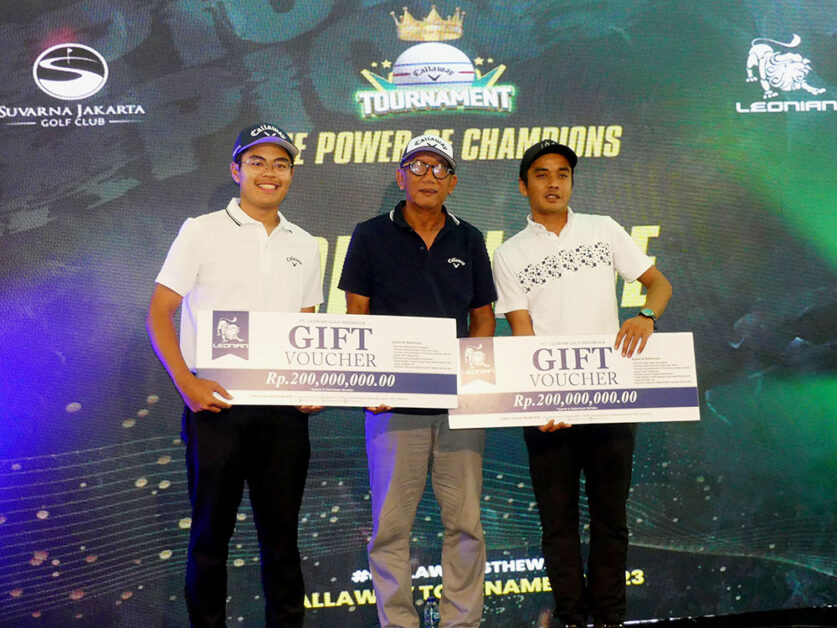 Moh. Syakur dan Javier Gardapati mendapatkankan Hole in One di Tournament Callaway 2023