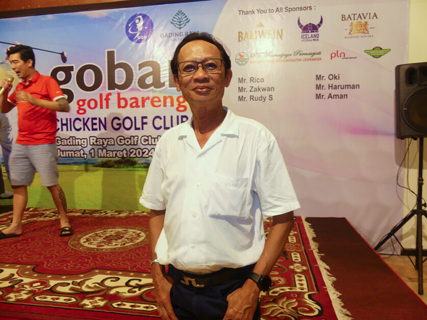 Peter peserta Gobar Chicken Golf Club