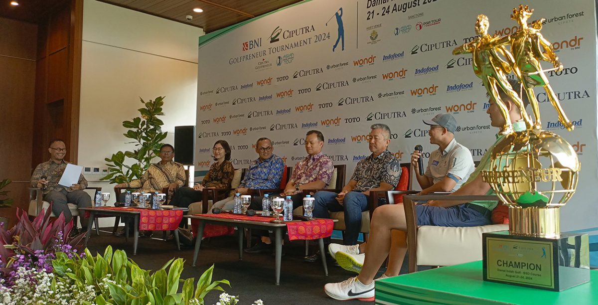 Press conferences BNI Ciputra Golfpreneur Tournament