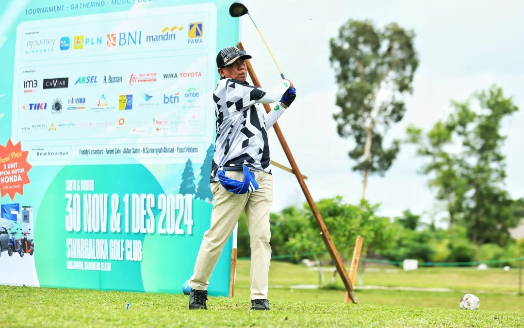 160 Pegolf Meriahkan GMC+ Golf Tournament 2024 di Banjarbaru