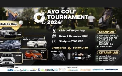 Ayo Media Network Gelar Ayo Golf Tournament 2024 di Klub Golf Bogor Raya