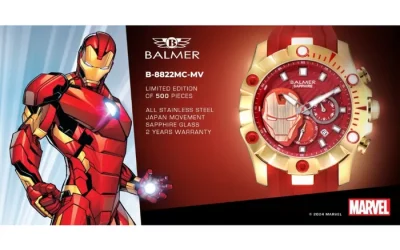 Balmer Luncurkan Jam Tangan Edisi Terbatas Bertema Iron Man, Hanya Tersedia 500 Unit