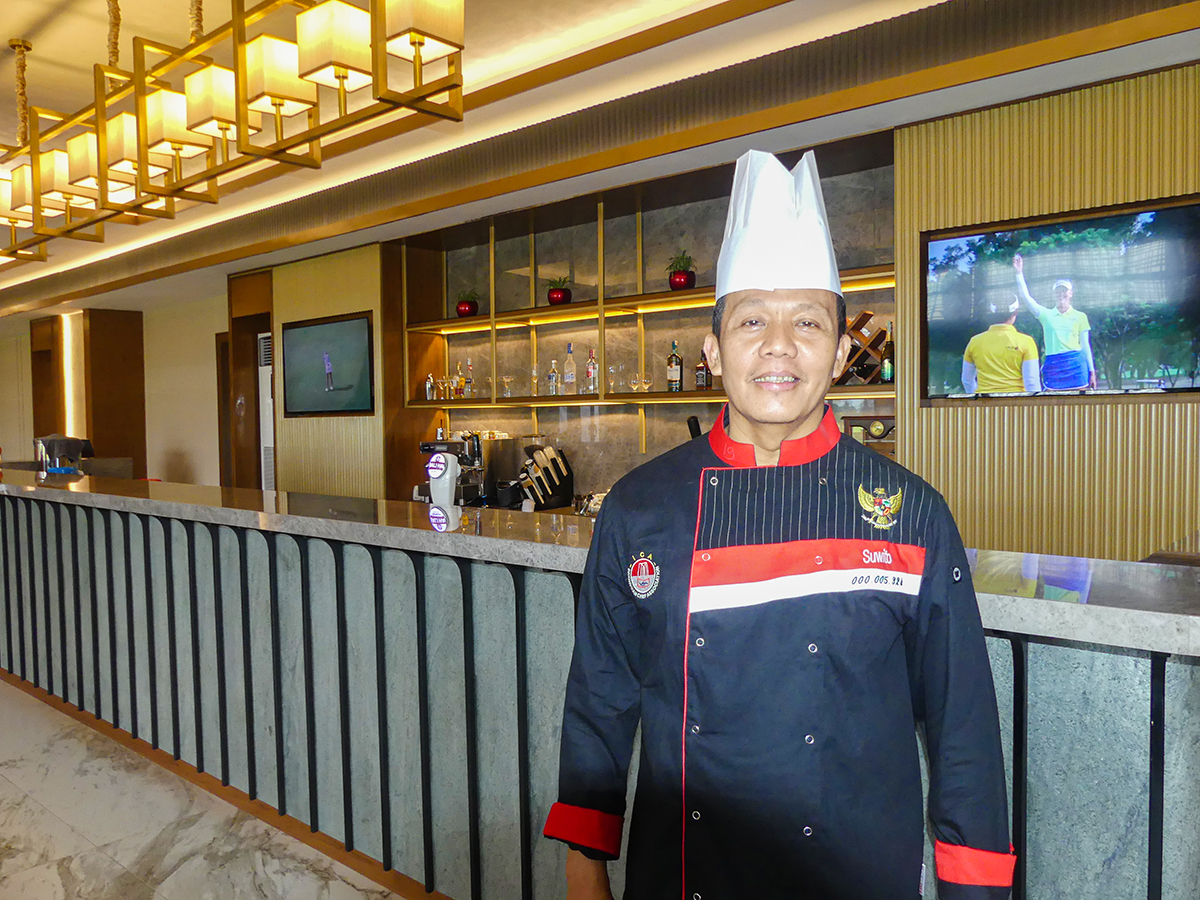 Chef Suwito Gading Raya Golf Club