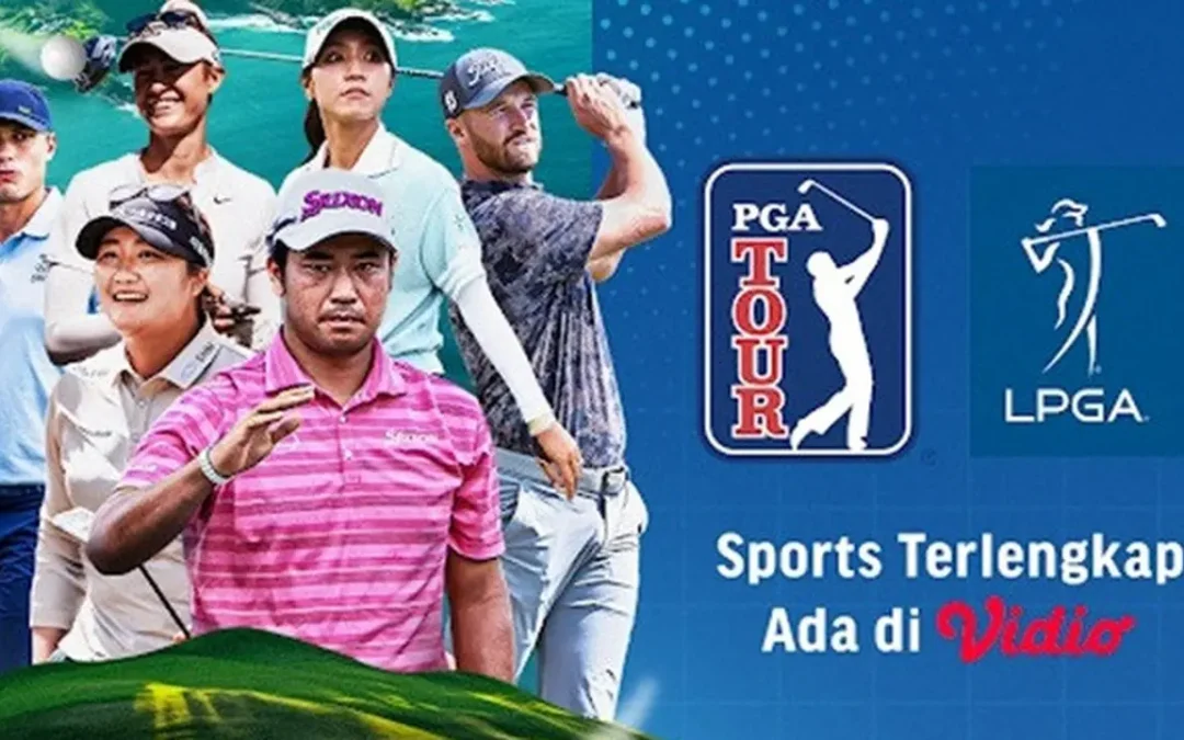 Vidio Hadirkan Siaran Eksklusif PGA dan LPGA Tour