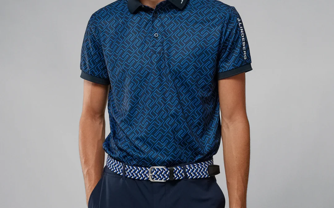 Polo Berteknologi Tinggi yang Stylish: Tour Tech Printed Polo J.Lindeberg Kembali Jadi Primadona
