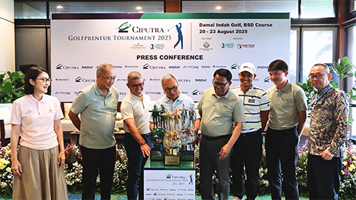 Ciputra Golfpreneur Tournament Rayakan Satu Dekade, Hadiah Terbesar Siap Diperebutkan