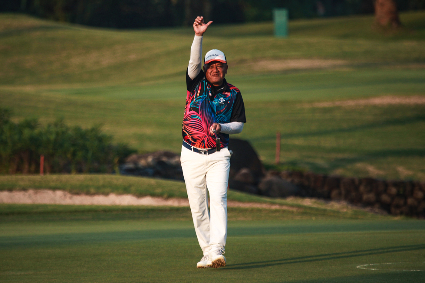 Ekspresi Peserta Fun Golf CGC mendapatkan birdie