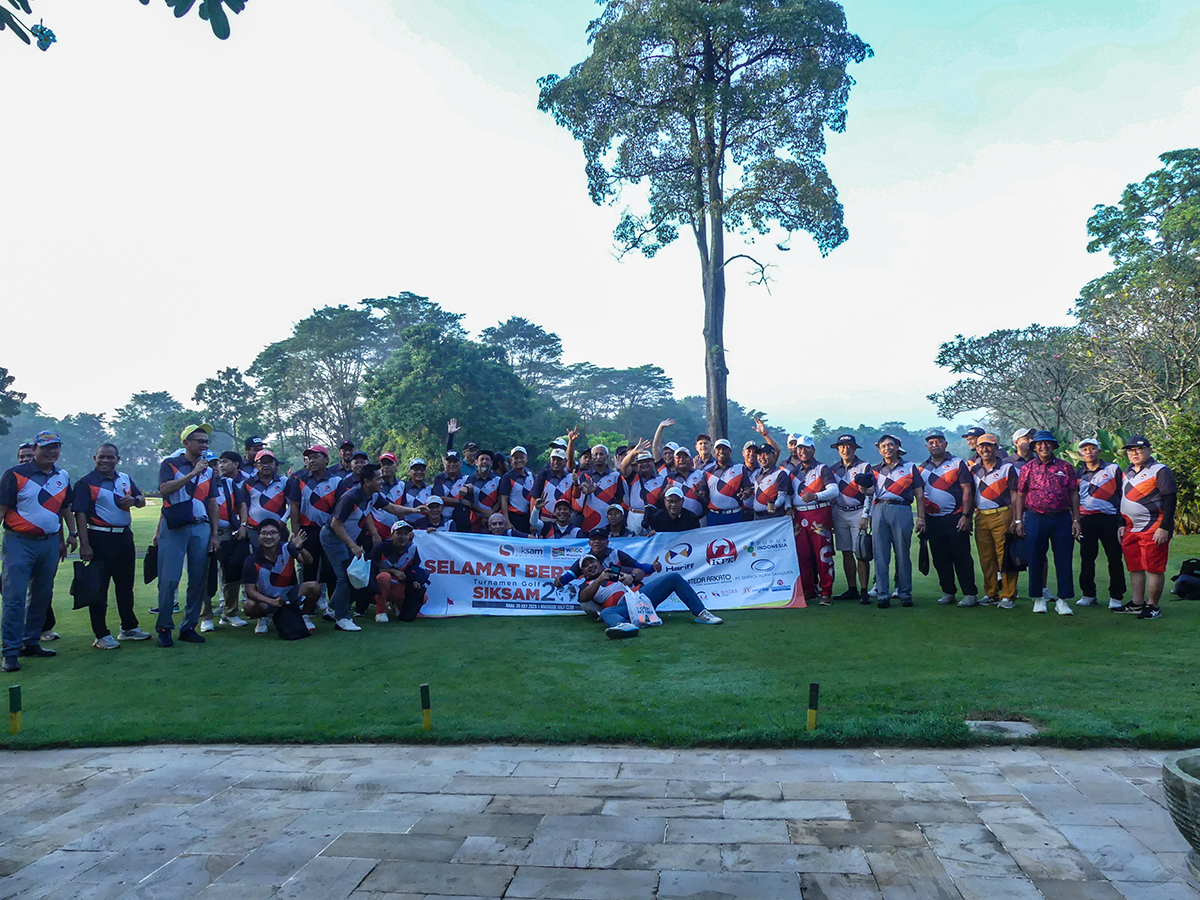 Foto Bersama Turnamen Golf Siksam 2025