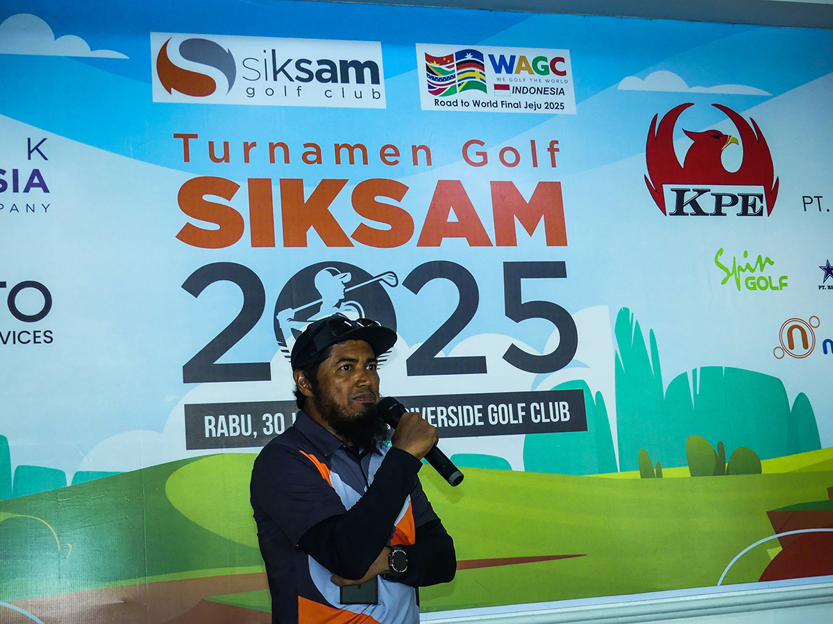 Amzar, Ketua Panitia Turnamen Golf SIKSAM 2025