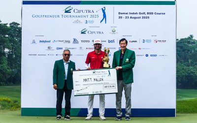 Matt Killen Kunci Gelar Juara dan Cetak Rekor Skor di Ciputra Golfpreneur Tournament 2025