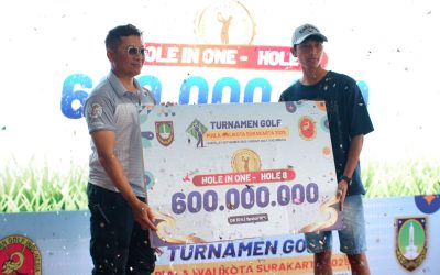 Hole in One, Sauja Adiraya Gondol Rp600 Juta di Turnamen Golf Piala Wali Kota Surakarta 2025