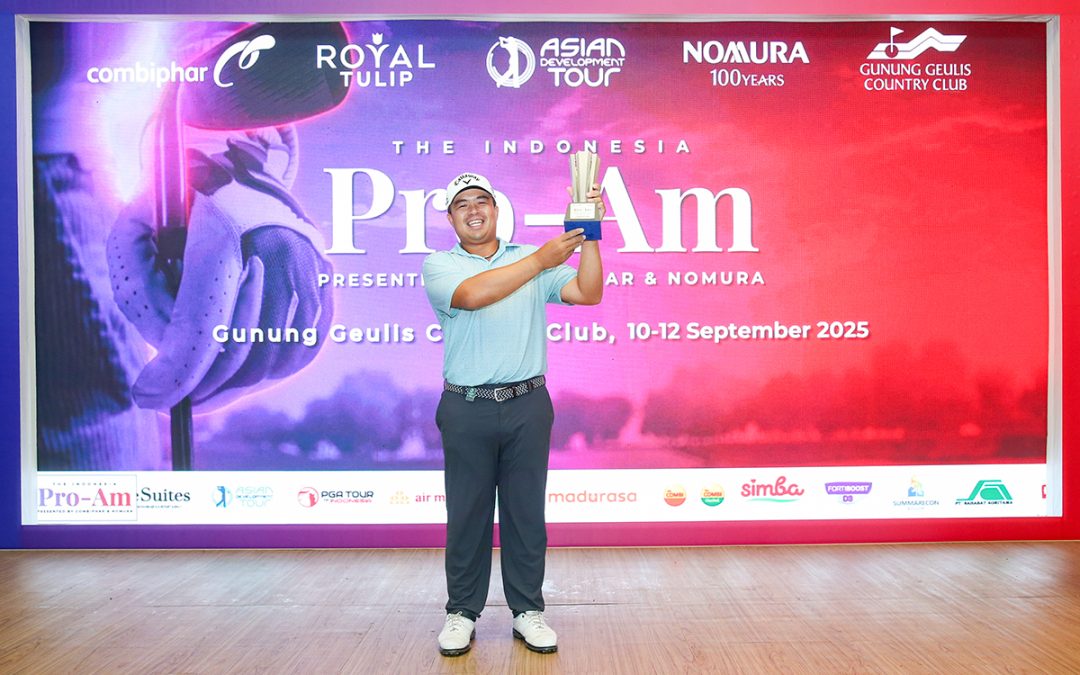 Pegolf Thailand, Nopparat Panichphol, berhasil menjuarai nomor individu turnamen The Indonesia Pro-Am presented by Combiphar & Nomura 2025