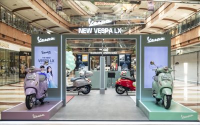 Vespa Terus Jadi Ikon Gaya Hidup: Koleksi Terbaru LX dan Officina 8 Hadir di Pondok Indah Mall 2