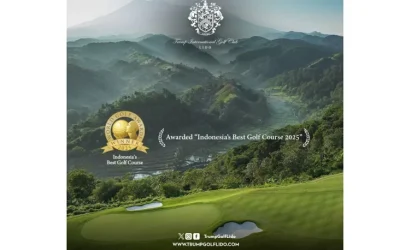 Trump International Golf Club, Lido Dinobatkan Sebagai Lapangan Golf Terbaik di Indonesia 2025