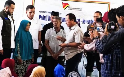Minang Golf Club Gerak Cepat Bantu Korban Banjir Sumatera Barat