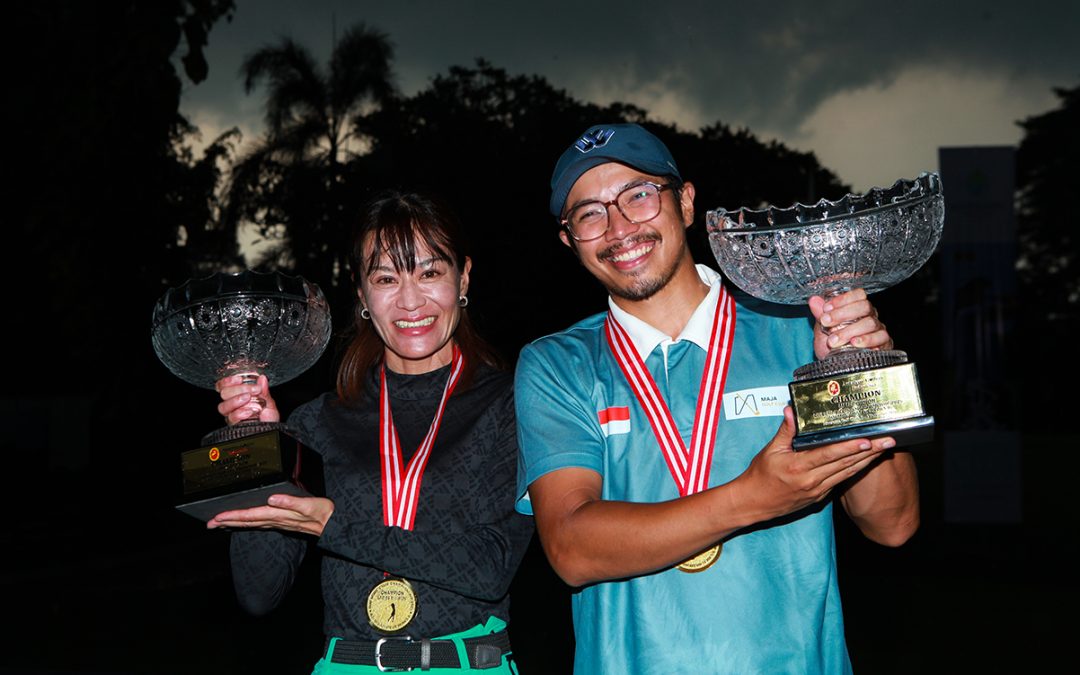 M. Luthfi Haiban dan Tomomi Ishihara Angkat Trophy Juara Riverside Club Champioship 2025 dan Seri Penutup AGI Mid-Amateur 2025