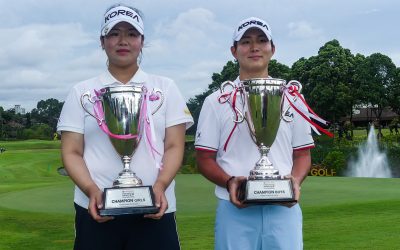 Park Gunwoong dan Kim Gyubeen Dominasi Final Day 12th Pondok Indah International Junior Golf Championship