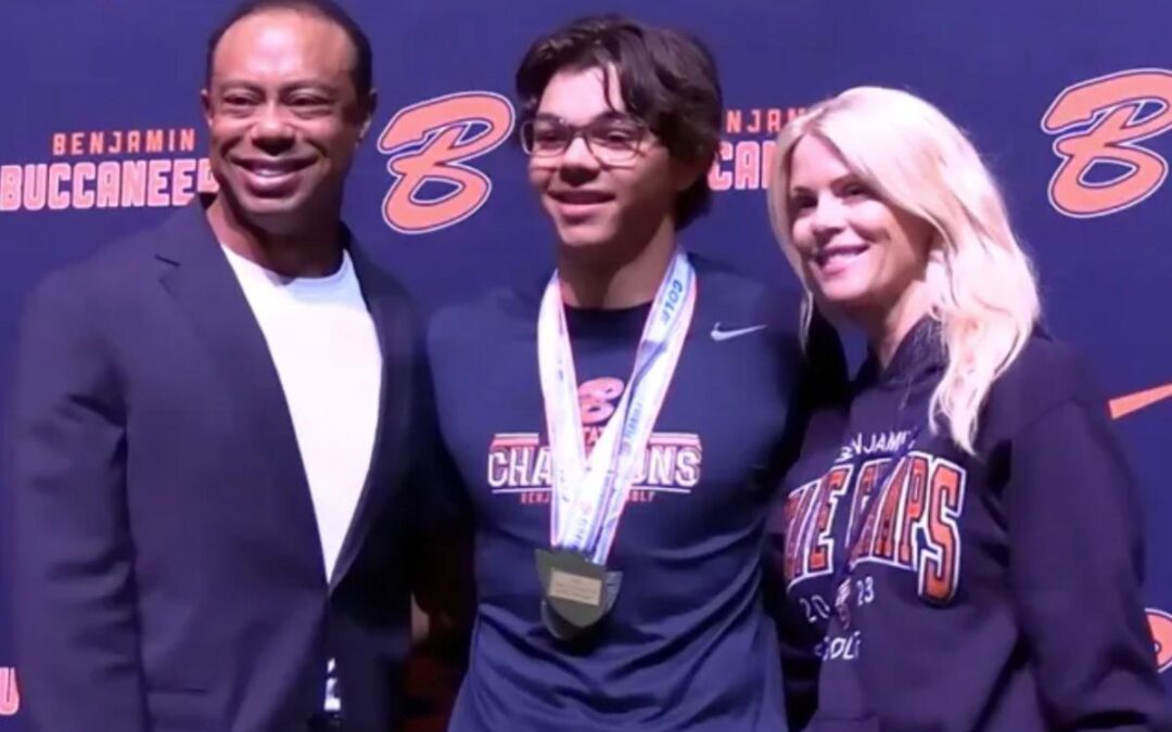 Tiger Woods dan Elin Nordegren Bersatu Rayakan Gelar Charlie, Momen Hangat di Balik Cincin Juara