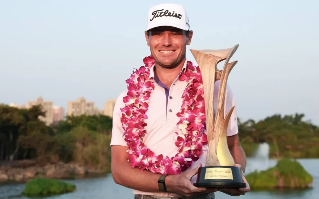 Jordan Gumberg Bangkit dari Ancaman Kehilangan Kartu Tur, Juara Hainan Classic