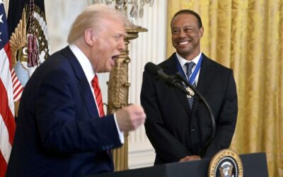 Trump Sebut Tiger Woods Kemungkinan Absen di Masters 2026
