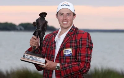 Fitzpatrick Tahan Tekanan, Bungkam Scheffler di Playoff Panas RBC Heritage