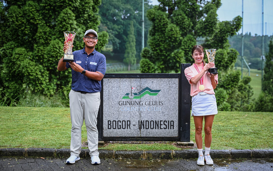 Alit Jiwandana dan Tomomi Ishihara Amankan Gelar Juara AGI Mid-Amateur Series 3 di Gunung Geulis