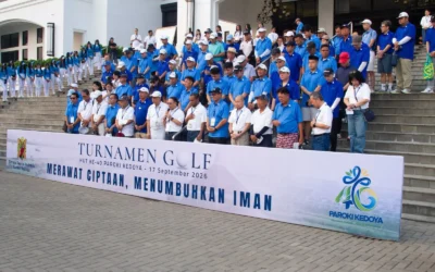 Golf HUT ke-40 Paroki Kedoya Jadi Ajang Amal Renovasi Gereja